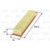 VALEO Vzduchový filter VALEO 585247