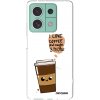 Picasee silikónový prehľadný obal pre Xiaomi Redmi Note 13 5G - Cute coffee