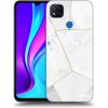 Picasee silikónový prehľadný obal pre Xiaomi Redmi 9C - White tile