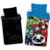 JERRY FABRICS Obliečky Avengers 02 svítící Bavlna, 140/200, 70/90 cm