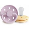 Frigg Cumlíky frigg moon phase pale daffodil/ soft lilac, 0-6m, silikón