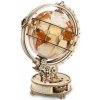 RoboTime 3D dřevěné mechanické puzzle Svítící glóbus (ST003)