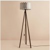 Asir Stojacia lampa AYD 1xE27/40W/230V hnedá/čierna/biela+ AS2892 + záruka 3 roky zadarmo + záruka 3 roky zadarmo