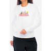 Dámska mikina bez kapucne Columbia Ruby Springs Graphic LS Tee - white/colorful treescape
