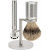 Mühle Bazár: Mühle ROCCA Shaving Set — Closed Comb, Silvertip Badger, Matt Steel