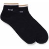 BOSS - 2PACK čierne pánske quarter ponožky s logom BOSS-39-42