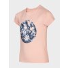 4F HJL22-JTSD006 PALE CORAL Detské tričko EU 158