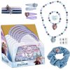 Disney Frozen gumička do vlasov 1 ks + náramok 1 ks + náhrdelník 1 ks + tenké gumičky do vlasov 6 ks + sponky do vlasov 4 ks + prsteň 1 ks + nálepky 6 ks
