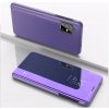 Knižkové puzdro Electroplating Mirror na Samsung Galaxy A31 - Fialovomodrý