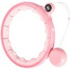 HMS Masážna hula hoop FH02 so závažím a počítadlom ružová