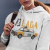 Mikina s potlačou LADA 2103 VB - POLÍCIA Dámsky Biela S