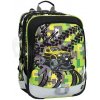 Bagmaster batoh pro prvňáčka kluka Alfa 6 D čierna/zelená/žltá