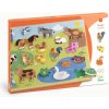 Djeco Vkladacie puzzle farma