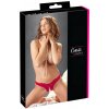 Cottelli Collection Lingerie Tanga s perlami červená