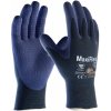 Pracovné rukavice ATG MaxiFlex Elite 34-244 - veľkosť: 7/S, farba: modrá