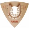 Extol Premium Rašpľa trojuholníková na keramiku a porobetón 78mm, volfrám