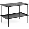HAY Odkladací stolík Rebar 75 cm, soft black/marble