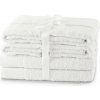 Súprava bavlnených uterákov AmeliaHome AMARI 2+4 ks biela