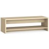 Šatníková lavica s policou na topánky, zosilnená, 1500 mm, breza