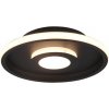 Trio 680810332 LED stropné svietidlo Ascari 1x28W | 3200lm | 3000K | IP44 - 3 fázové stmievanie, čierna