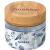 Quokka Sklenená nádoba na jedlo Deli Blue Nature 500 ml