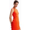 šaty Desigual Denver naranja velikost: XL