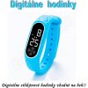 Športové LED digitálne hodinky QUEEN-US 0212 , bledo modré