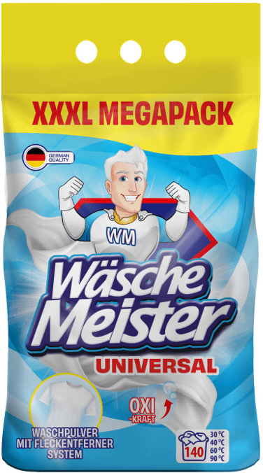 WäscheMeister Universal prací prášok 10,5 kg 140 PD