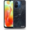 Picasee silikónový čierny obal pre Xiaomi Redmi 12C - Black marble