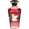 Shunga - zahrievací masážny olej - šampanské-jahoda (100ml)