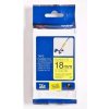 páska BROTHER TZFX641 čierne písmo, žltá páska FLEXIBLE ID Tape (18mm) (TZEFX641)