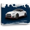 Sablio Obraz Nissan GTR 35 Modrý - 90x60 cm
