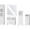 Livarno® Skrinka pod umývadlo + Vysoká skrinka do kúpeľne + Skrinka so zrkadlom + Skrinka do kúpeľne + Kúpeľňová skrinka Basel (800011143)