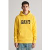 MIKINA GANT ARCH SCRIPT HOODIE SMOOTH YELLOW