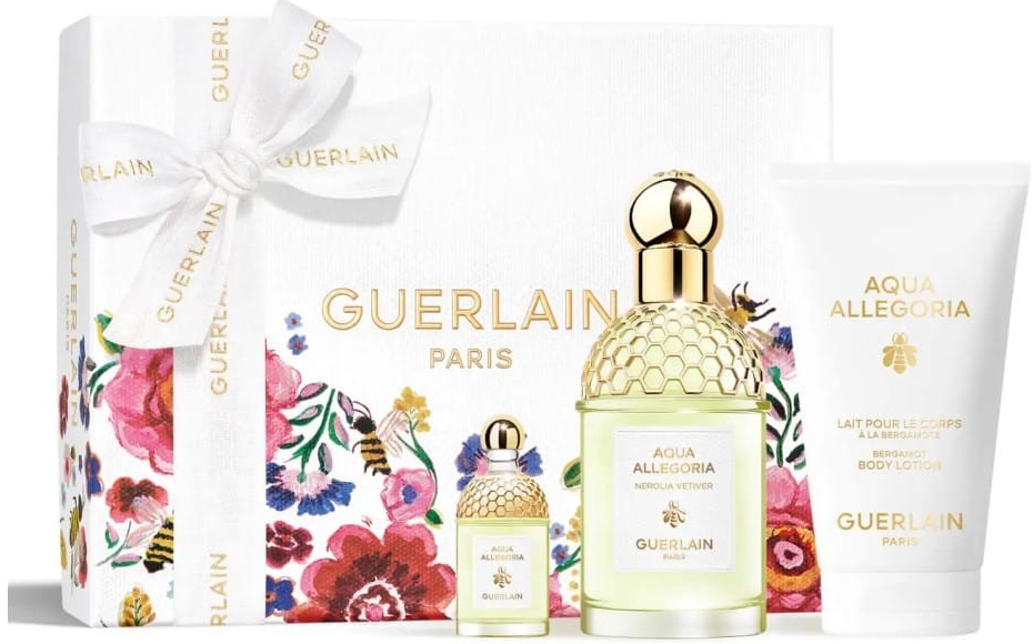 Guerlain Aqua Allegoria Nerolia Vetiver EDT 75 ml + tělové mléko 75 ml + EDT 7,5 ml