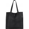 Veľká ľahká dámska nákupná taška, čierna Wojewodzic 31972/FD01.