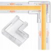 ECOLIGHT L-uholníkový konektor pre 8mm pásky LED 2 PIN