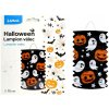 LUMA Halloween papierový lampión - valec, priemer 15cm, motív duch