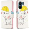 Peňaženkové kožené puzdro Colored na Xiaomi Redmi 13C - Sloník