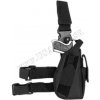 PUZDRO NA ZBRAŇ OPASKOVÉ LC2 PRE PRAVÚ RUKU S 2 POPRUHMI NA NOHU - ČIERNA