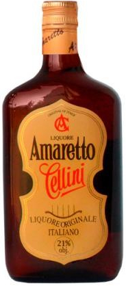 Amaretto Cellini 21% 0,7 l (čistá fľaša)