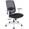OFFICE PRO s.r.o. Kancelárska stolička CANTO WHITE BP, čierna mesh