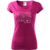 Matematika - čomu nerozumieš - Dámske tričko Pure - L ( Fuchsiová )