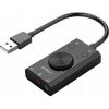 ZVUKOVÁ KARTA USB MIKROFÓN SLÚCHADLÁ JACK