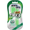 BIC BIC Konečne mäkkosť na záchranu! Toto balenie obsahuje 3 pánske holiace strojčeky BIC Flex 3 Sensitive, ktoré sú klinicky overené pre citlivú pokožku a pomáhajú minimalizovať popálenie žiletkou v