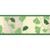 Samolepiace bordury, rozmer 5 m x 6,9 cm, ginkgo listy, IMPOL TRADE 69055