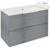 Sapho CIRASA umývadlová skrinka 78x54x39cm, dub strieborný CR792-1111