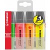 Stabilo Boss zvýrazňovač 2-5 mm 4 ks balenie