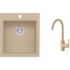 Alveus Sety - Set granitového drezu Cortina 20 a batérie Tonia, beige SETA736