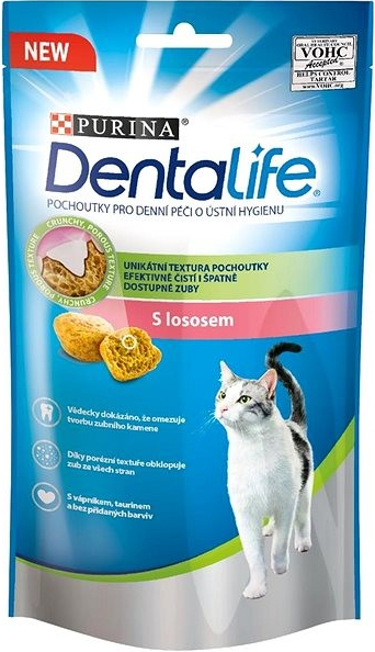 DENTALIFE Cat s lososom 40 g